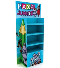 Corrugated material stationery pos stands