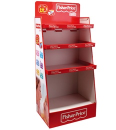 Baby products display carton packing