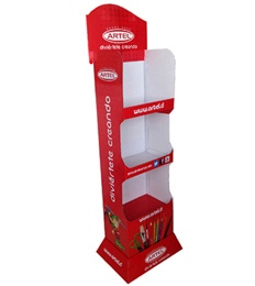 Cheap cardboard merchandise racks