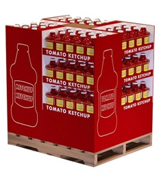 Tomato Ketchup Pallet Retail Fixtures