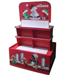 Flat Packed Shipping Product Display Stands