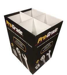 Dump Bins Cardboard With Dividers