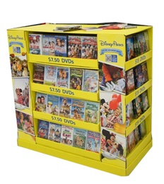 CD/DVD Store Carton Retail Display Ideas