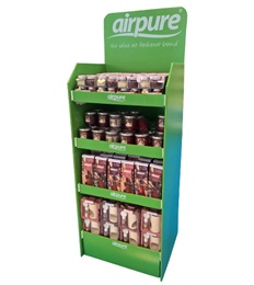 1/4 Pallet Carton Retail Display Shelves