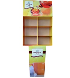 Green Tea Retail Store Displays Cardboard