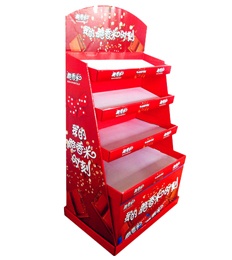 corrugated cardboard Snacks Display Shelves