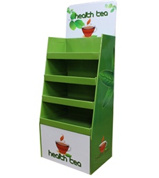 Health tea retail display units