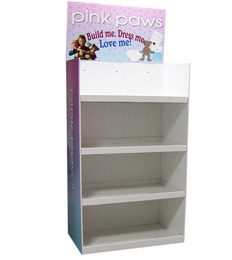 Child toys floor display stands