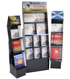 corrugated book display carton book stands